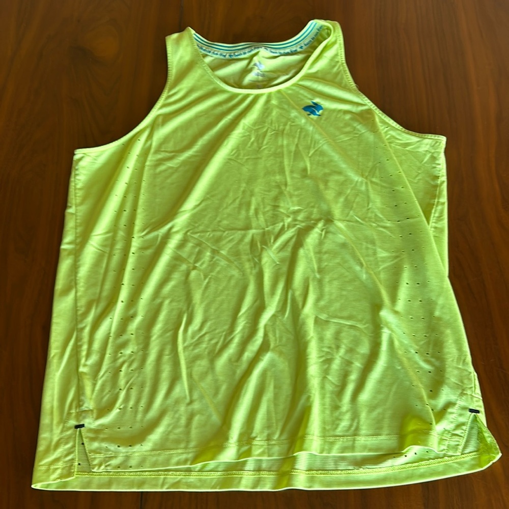Rabbit Men’s Race Pace Tank Sharp Green Medium